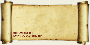 Isidora Jeremić vizit kartica